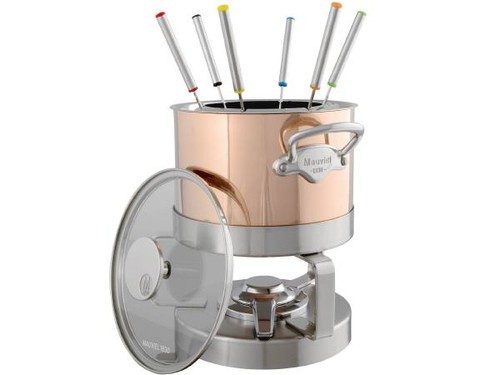 Mauviel fondue set kupfer - set,