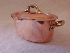 Kochtopf oval Kupfer