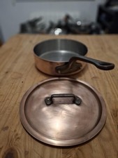 Antike Mauviel Sauteuse Kupfer